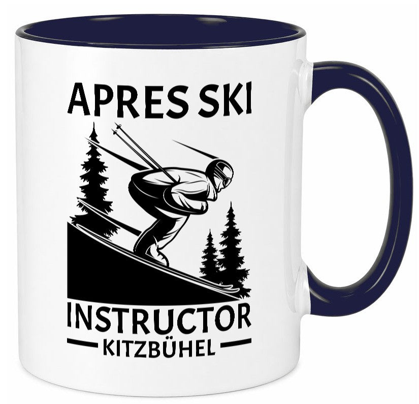Apres Ski Instructor Kitzbühel | Skifahrer Geschenk Humor Geschenkidee lustiger Tasse