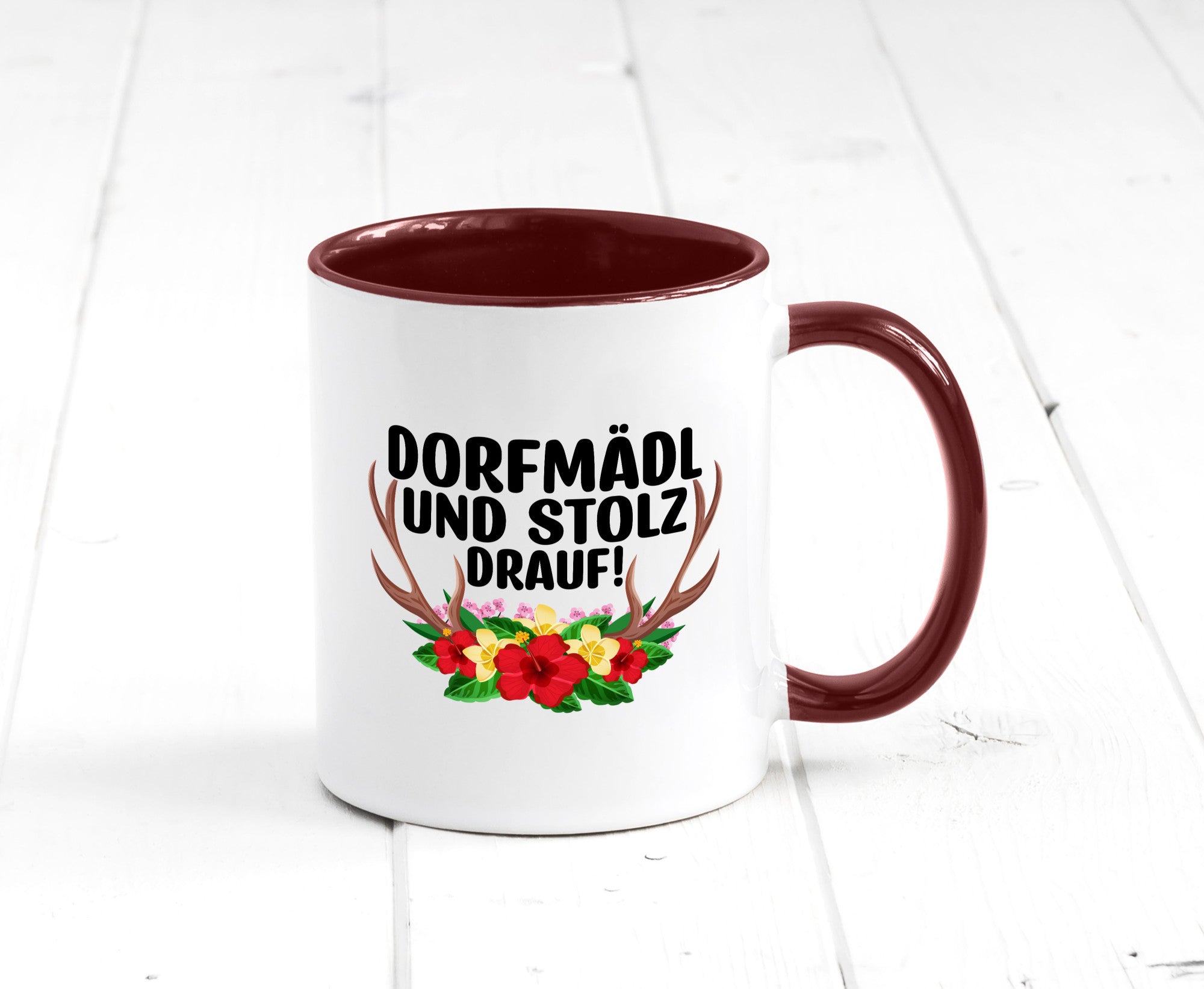 Dorfmädel und stolz drauf | Dorfkind Dorf v2 Geschenkidee Humor Tasse