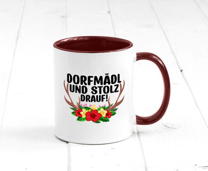 Dorfmädel und stolz drauf | Dorfkind Dorf v2 Geschenkidee Humor Tasse