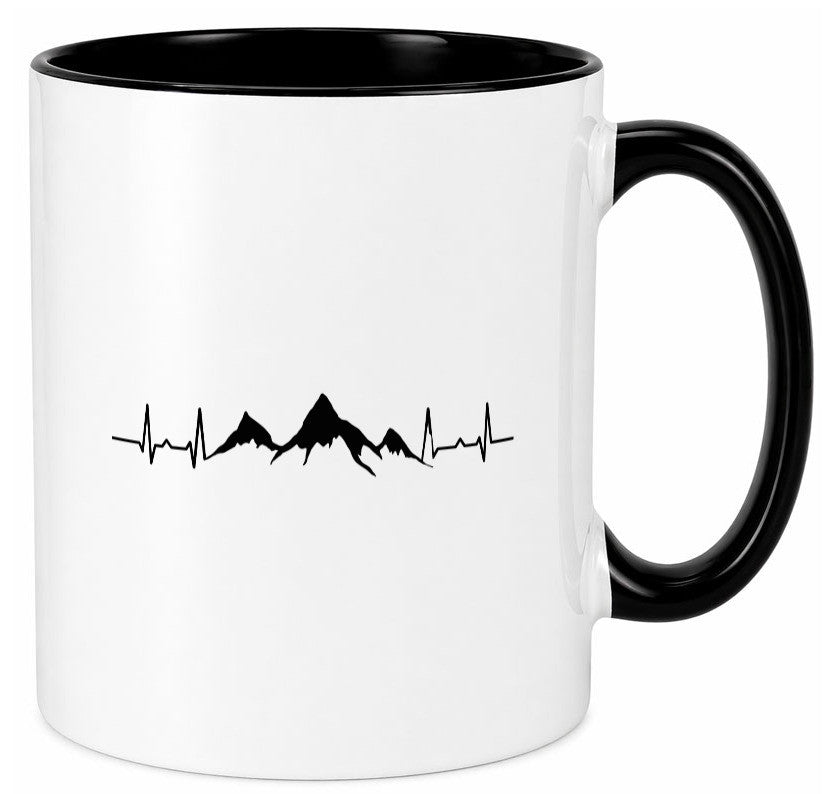 Berge Motiv | Alpen Skifahren Skiurlaub Apres Ski Geschenkidee Humor Tasse