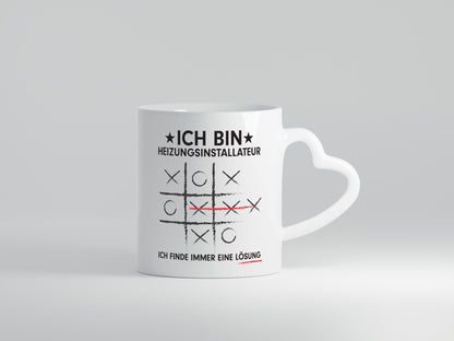 Löse Probleme: Heizungsinstallateur | Heizungsbauer Humor Geschenkidee Tasse