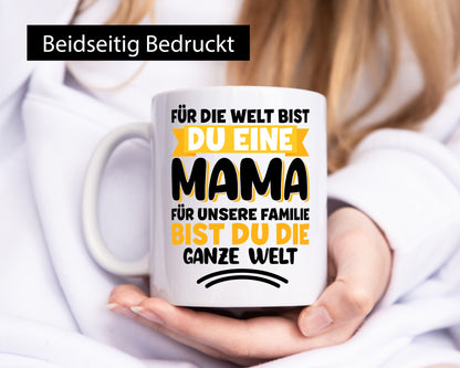 Beste mama der Welt vl4 Geschenkidee Familie Humor Tasse