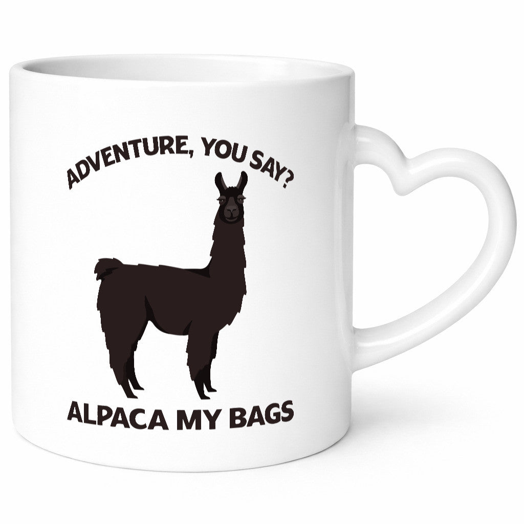 Adventure, Alpaca | Humor Geschenkidee Tasse