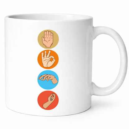 Taucher Tasse | Handzeichen Symbole Tauchen Hobby Humor Geschenkidee