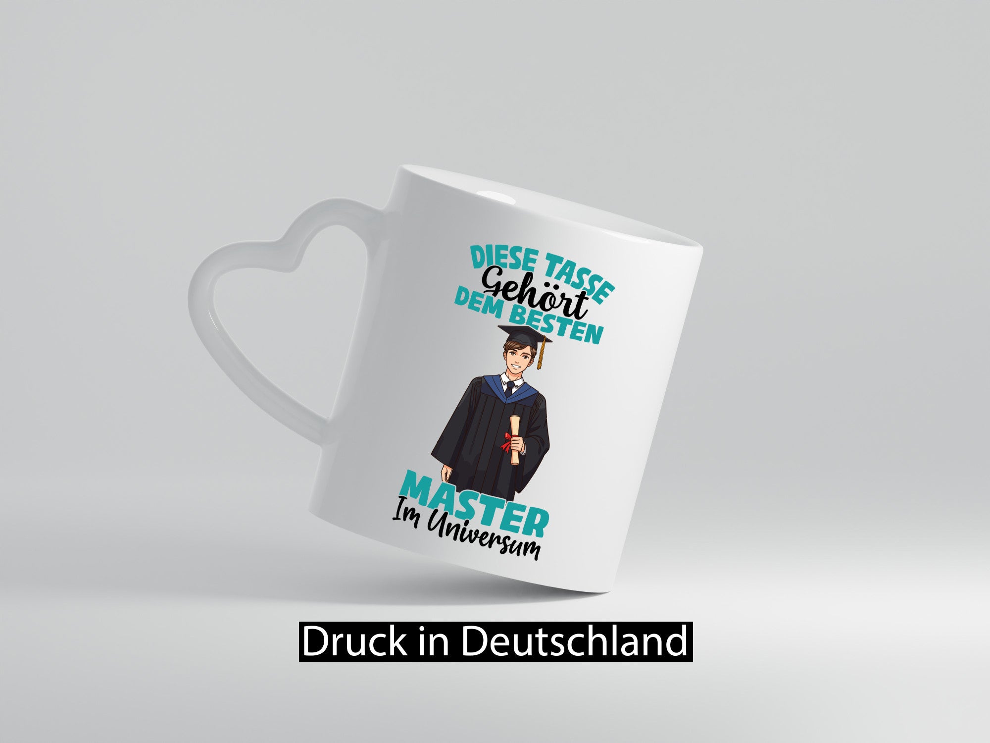 Im Universum: Master | Universität Student lustiger Spruch Geschenk Humor