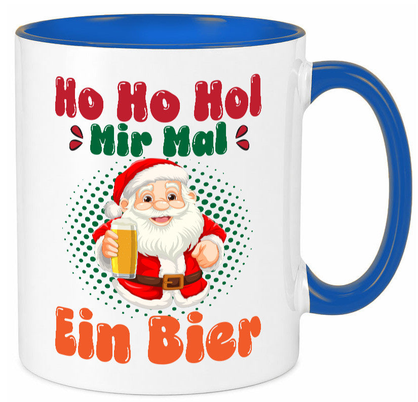 Ho mir mal ein Bier | Ugly Christmas Trinken v2 Geschenkidee Humor Tasse