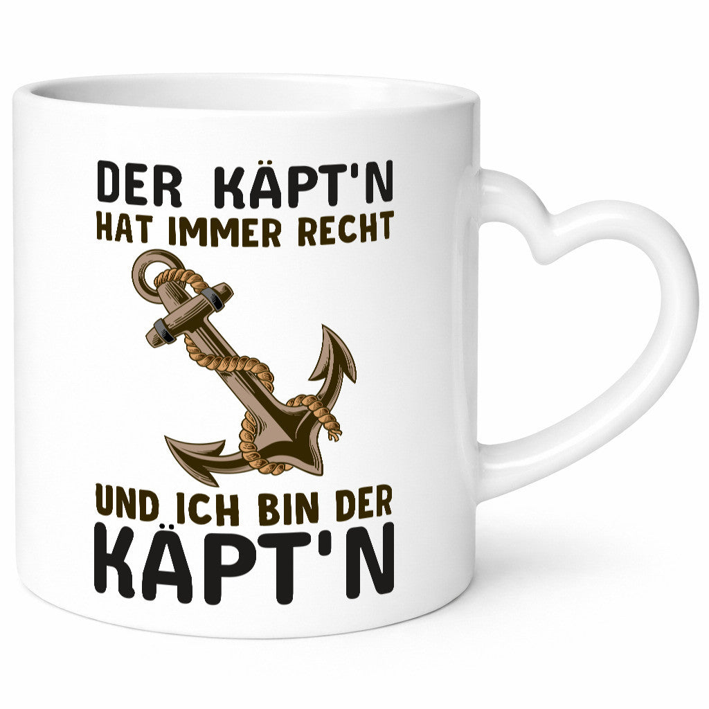 Der Kapitän | Käpt?n Tasse Schifffahrer Boot lustig Humor Geschenkidee Geschenk