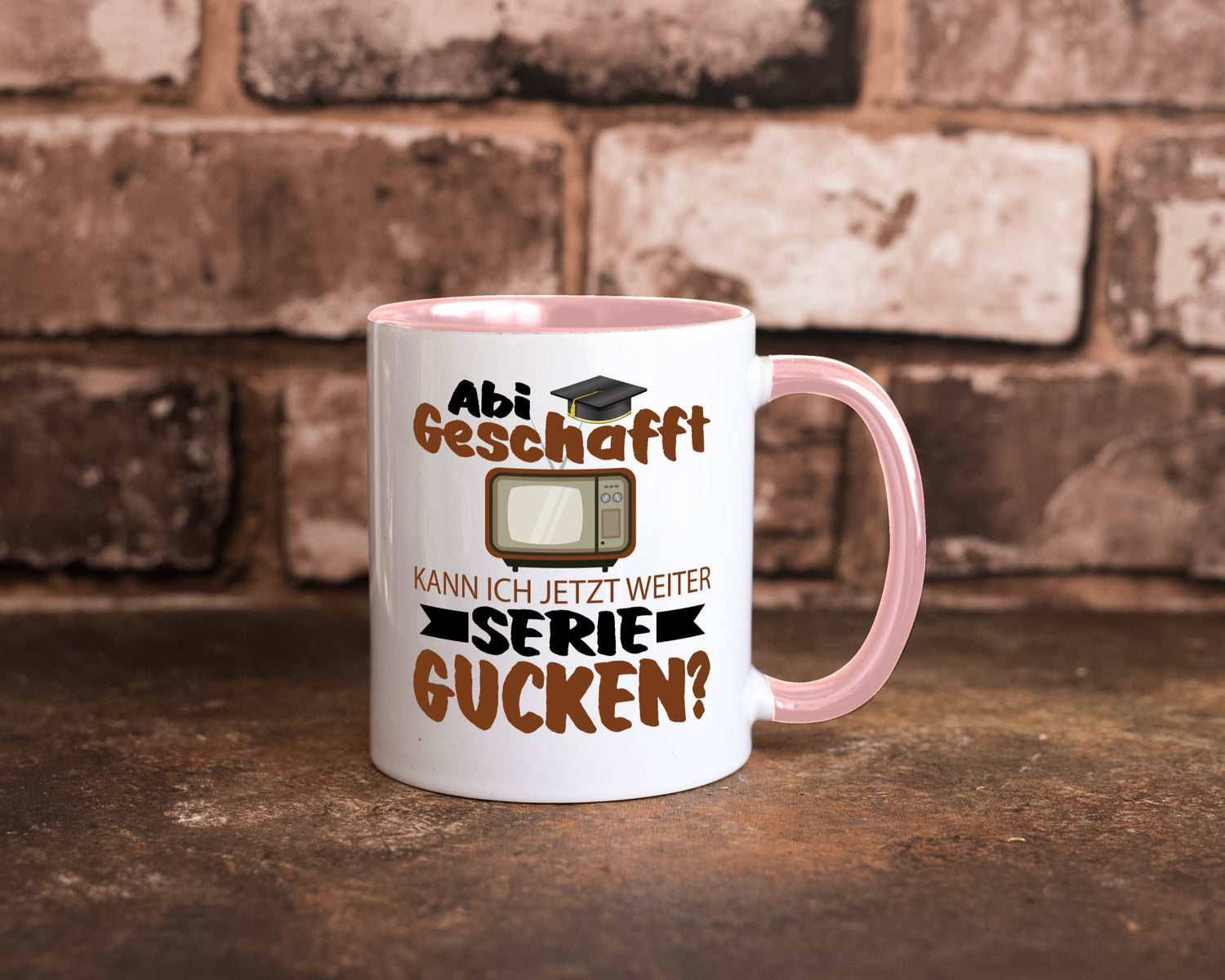 Abi Geschaft | Serie Gucken Bachlor Abitur Geschenk Humor Geschenkidee lustiger