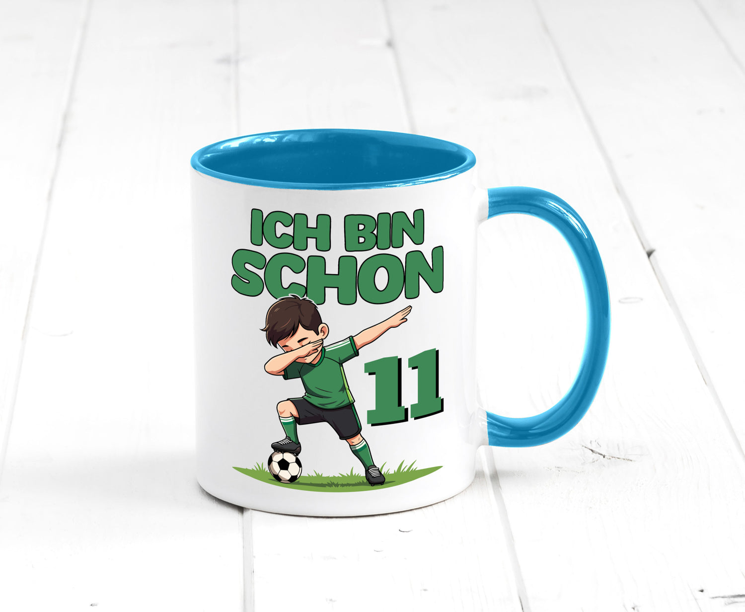 11. Geburtstag | 11 Jahre Fußballer Geschenkidee Humor Tasse