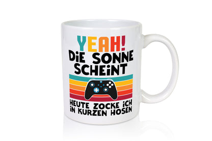 Die sonne scheint | Heißes Wetter Zocker Gaming lustiger Spruch Geschenk Humor