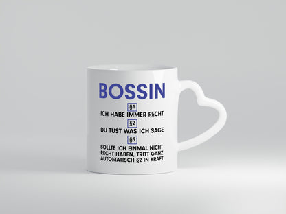 Ich habe immer Recht Bossin | Führungskraft Vorgesetzte Geschenkidee Humor Tasse