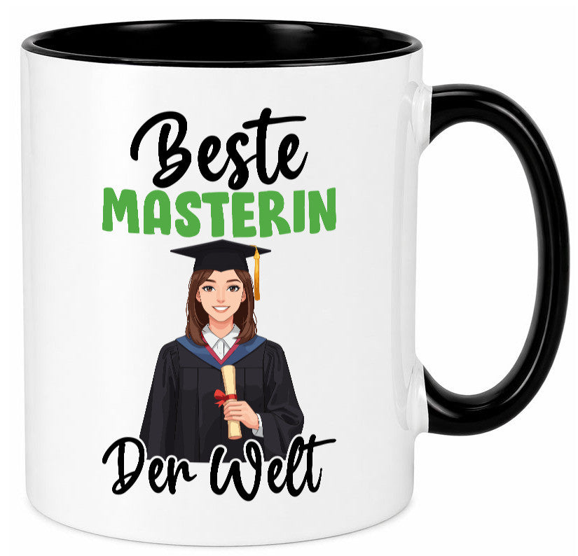 Beste Masterin | Student Uni Studium Humor Geschenkidee Tasse