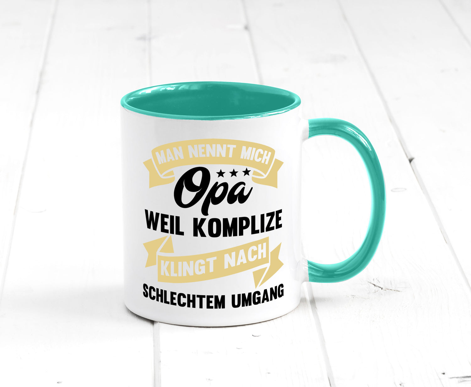 Man nennt mich Opa | Bester der Welt Humor Familie Geschenkidee Tasse