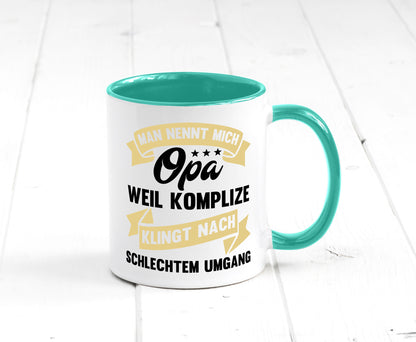 Man nennt mich Opa | Bester der Welt Humor Familie Geschenkidee Tasse