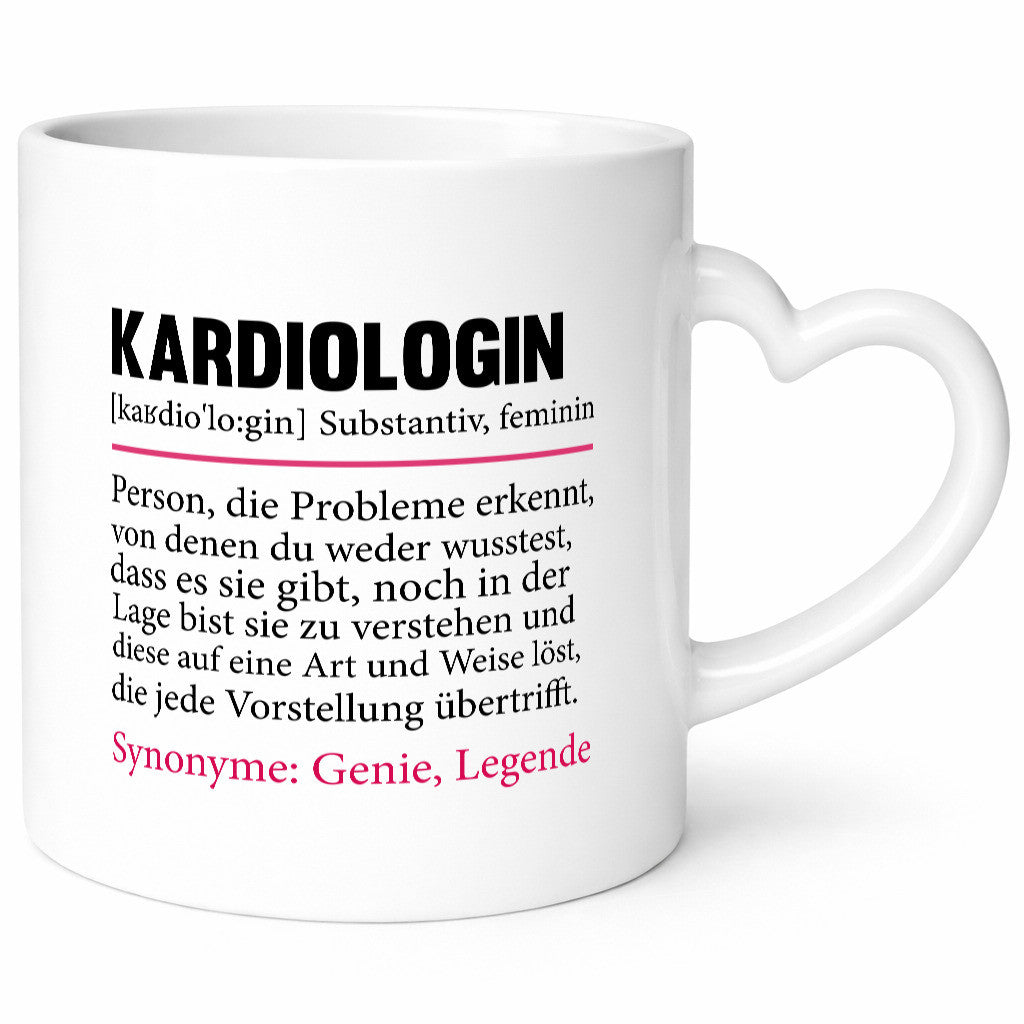Kardiologin | Spruch lustig Kardiologie Beruf Geschenk Arbeit Kollegen Büro