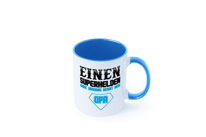 Superheld Opa Geschenk Familie Geschenkidee lustiger Spruch Tasse