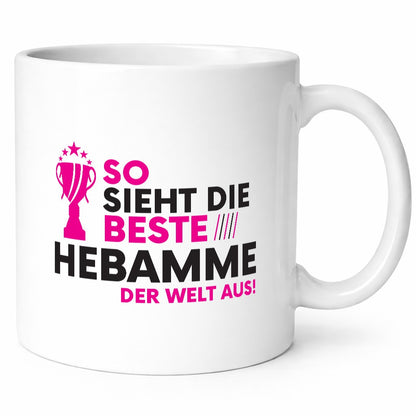 Die Weltbeste Hebamme | Geburtshilfe Geschenkidee Humor Tasse