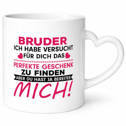 Bester Bruder Geschenk Humor Geschenkidee lustiger Spruch Tasse