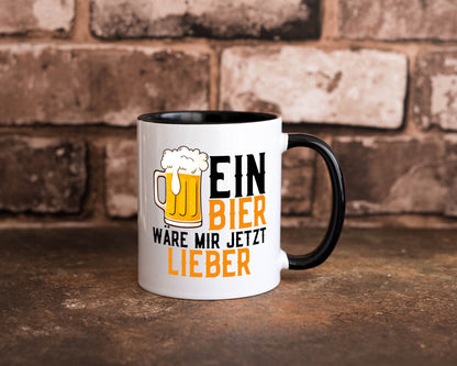 Ein Bier wäre mir jetzt lieber | Kollegen lustiger Spruch Geschenk Arbeit Büro