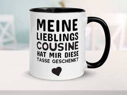 Lieblingscousine | Cousine Tasse Cousinen Humor Geschenkidee