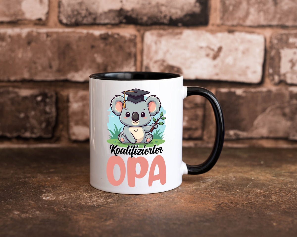 Koalifizierter Opa | Großvater Enkel Familie Humor Geschenkidee Tasse