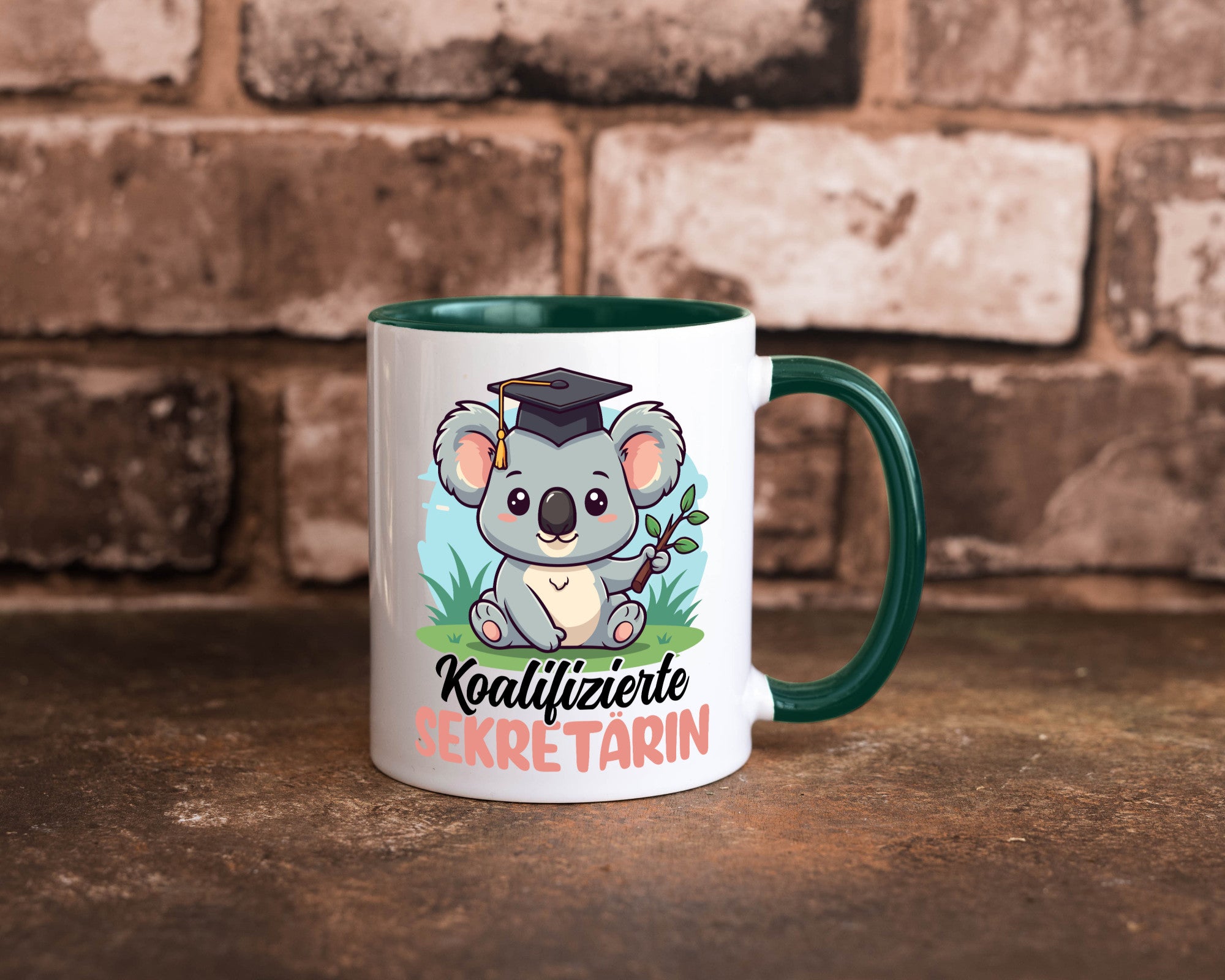 Koalifizierte Sekretärin | Büro Geschenkidee Arbeit Kollegen Humor Tasse