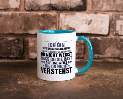Löse Probleme: Heizungsinstallateur | Heizungsbauer lustiger Spruch Geschenk