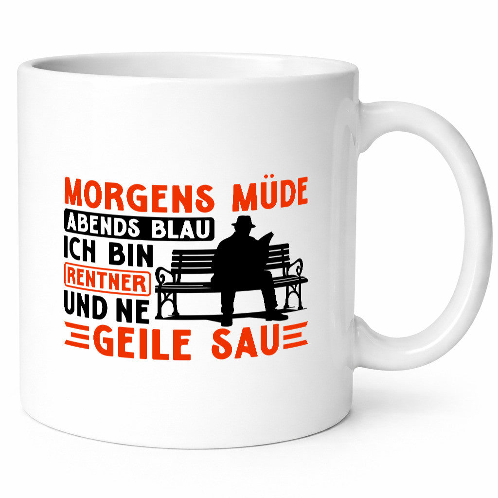 Ich bin Rentner | Rentenbeginn Ruhestand Geschenk Jubiläum lustiger Spruch Tasse