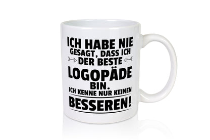 Der Beste Logopäde | Sprachtherapie Geschenkidee Humor Tasse