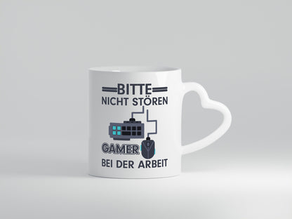 Gamer bei der Arbeit | Gaming Tasse Teenager Spruch Humor Kollegen Büro