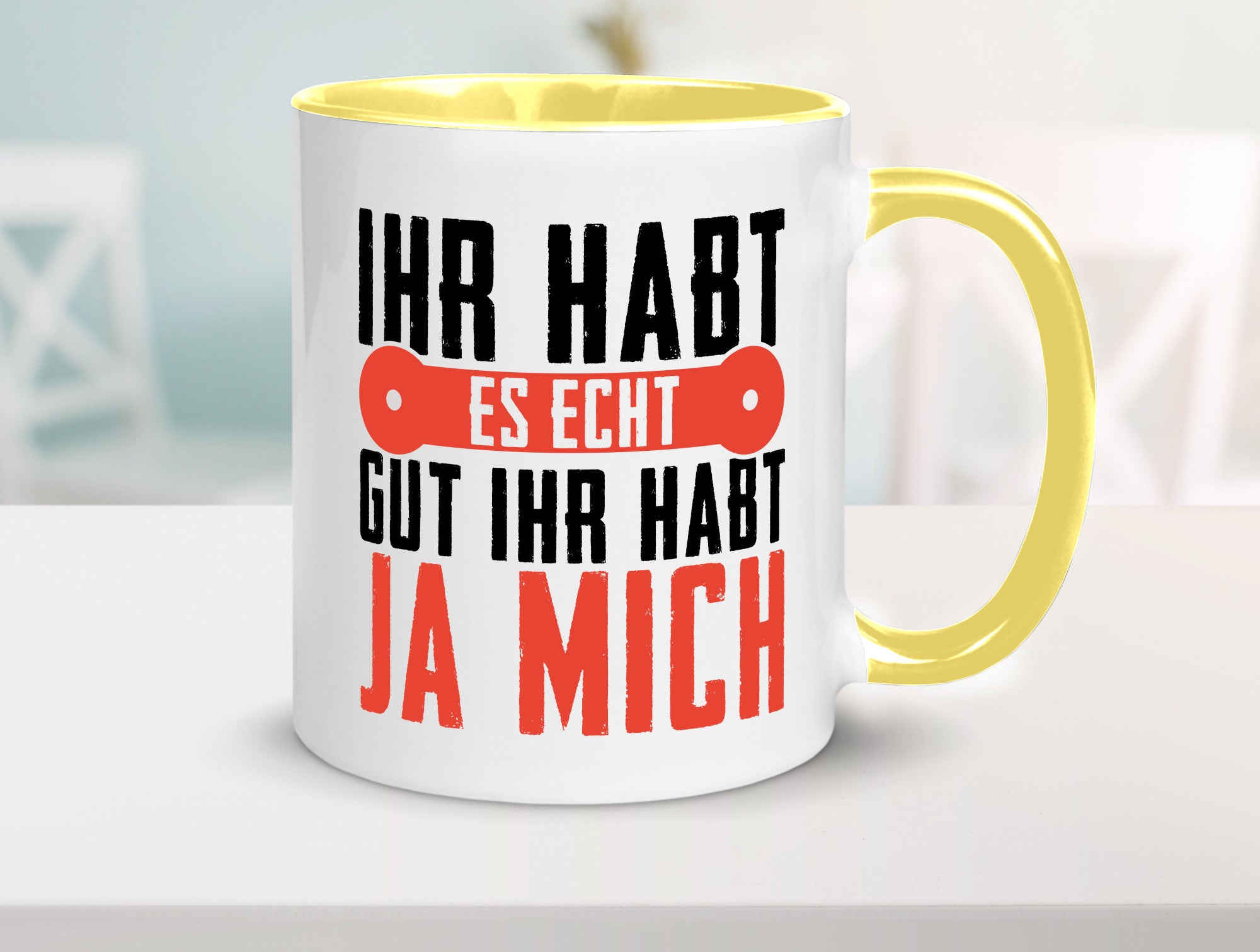 Ihr habt es echt gut ja mich lustig Humor Geschenkidee Geschenk Tasse