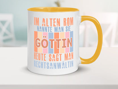 Heute sagt man: Rechtsanwältin | Jurstin Anwältin lustig Humor Geschenkidee