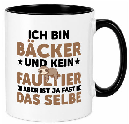 Ich bin kein Faultier: Bäcker | Bäckerei Backen Konditor Humor Tierliebhaber
