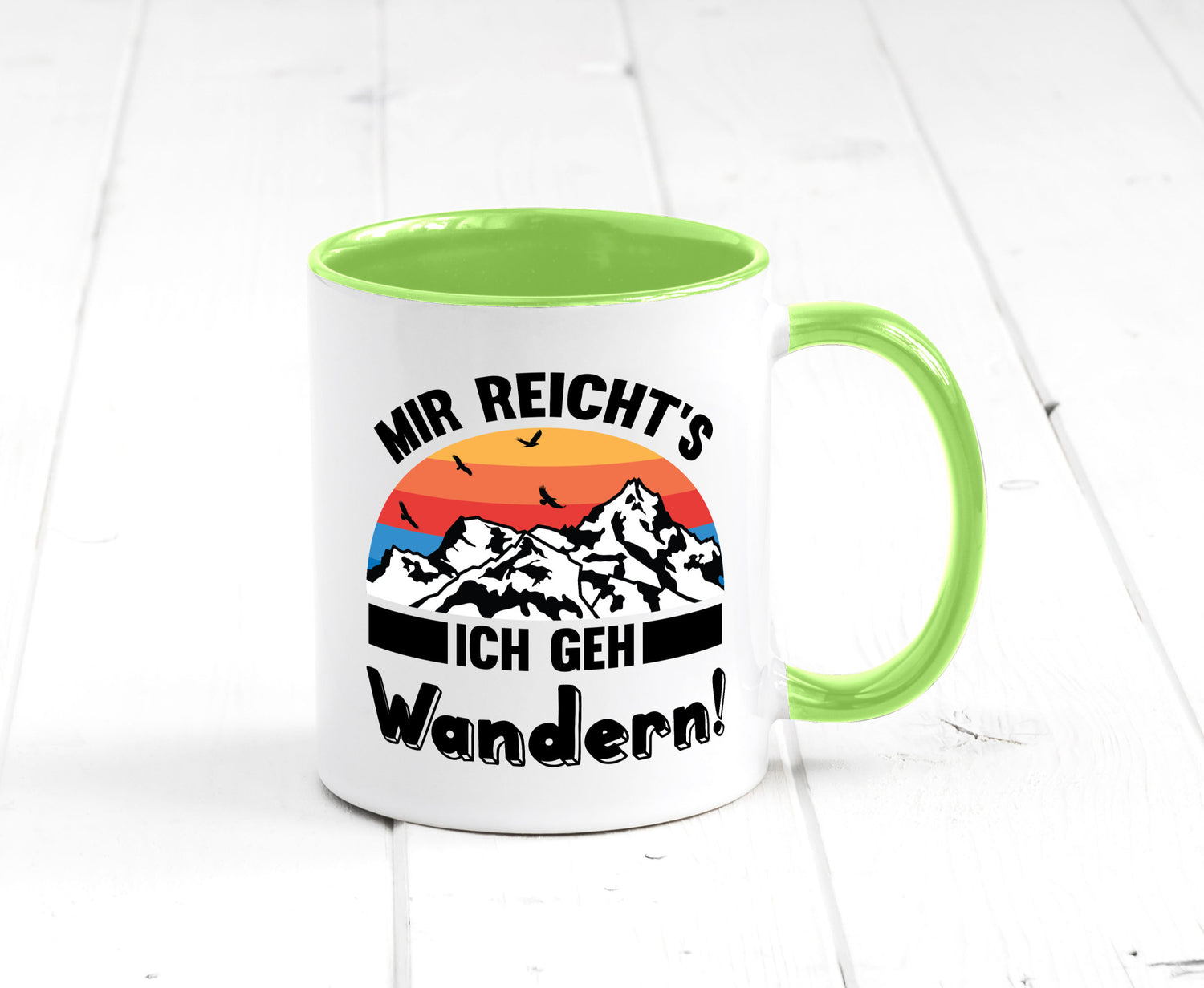 Mir reichts ich geh Wandern | Berge Laufen Natur Humor Geschenkidee Tasse