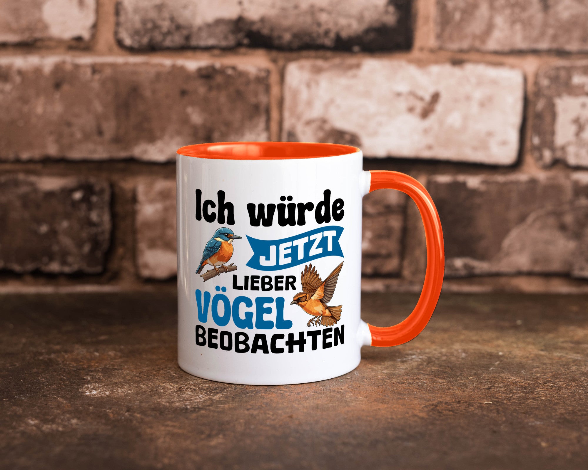 Vögel beobachten | Vogel lustig Humor Geschenkidee Geschenk Tasse
