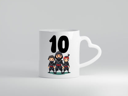 10. Geburtstag | 10 Jahre Ninja Humor Geschenkidee Tasse