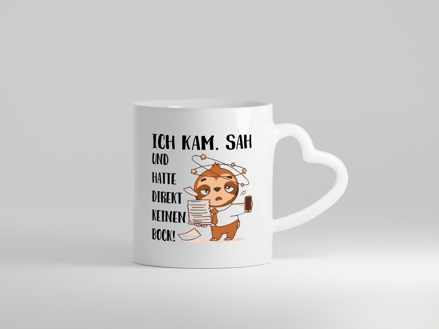 Ich habe keinen Bock | Faultier Kam, sah und kein Geschenkidee Tierliebhaber