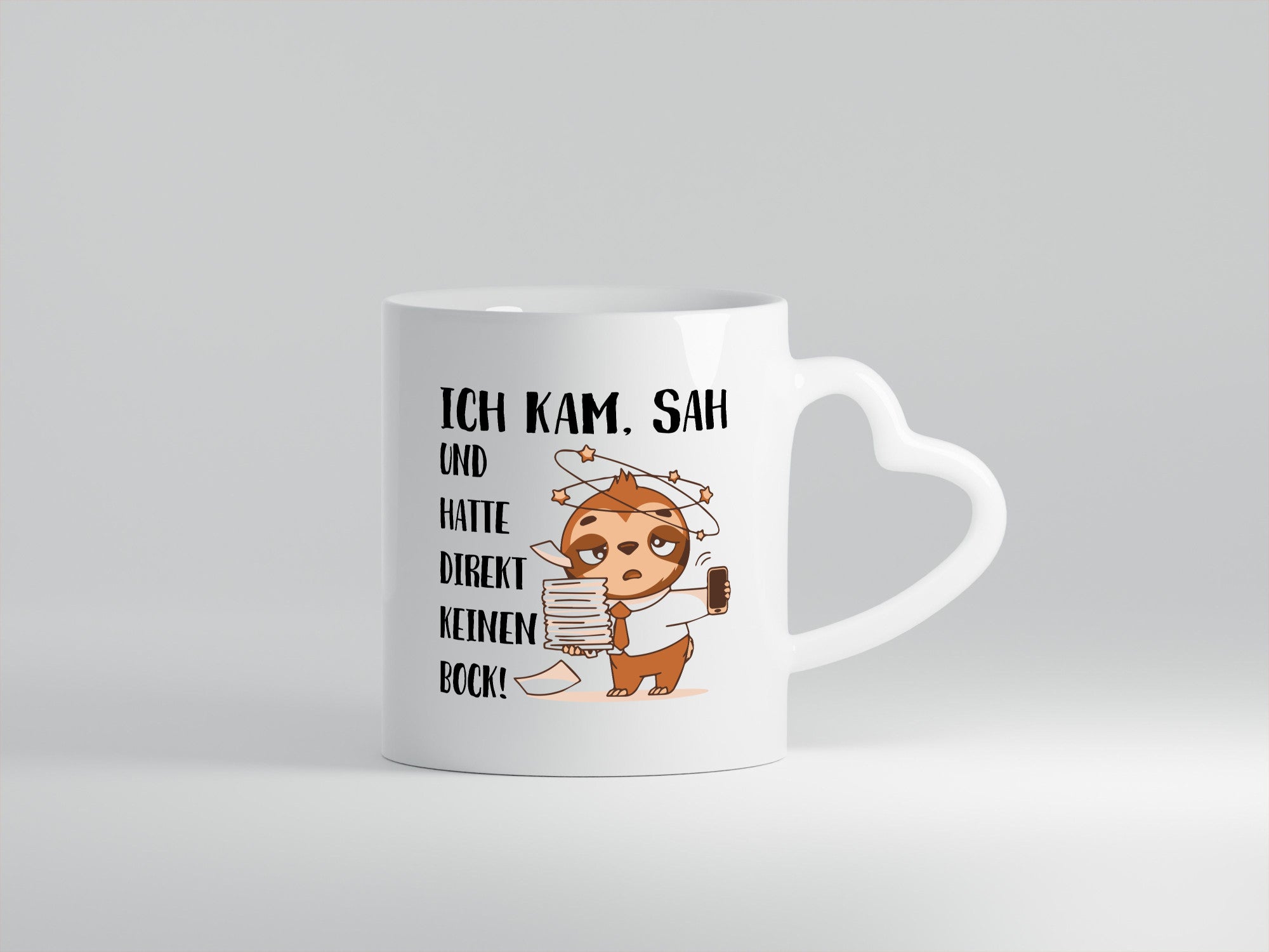 Ich habe keinen Bock | Faultier Kam, sah und kein Geschenkidee Tierliebhaber