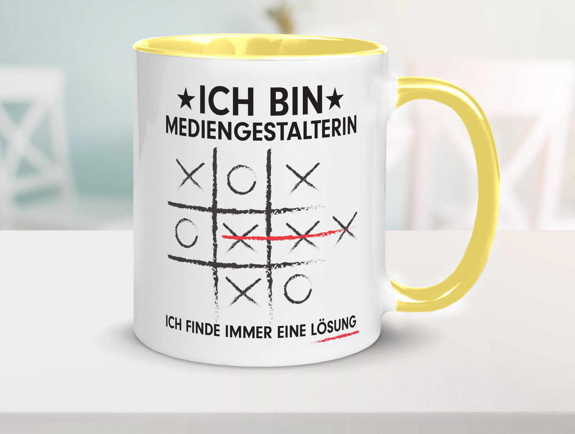 Löse Probleme: Mediengestalterin | Medien Geschenkidee Humor Tasse