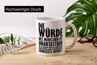 Unantastbar Geschenk Humor Geschenkidee lustiger Spruch Tasse