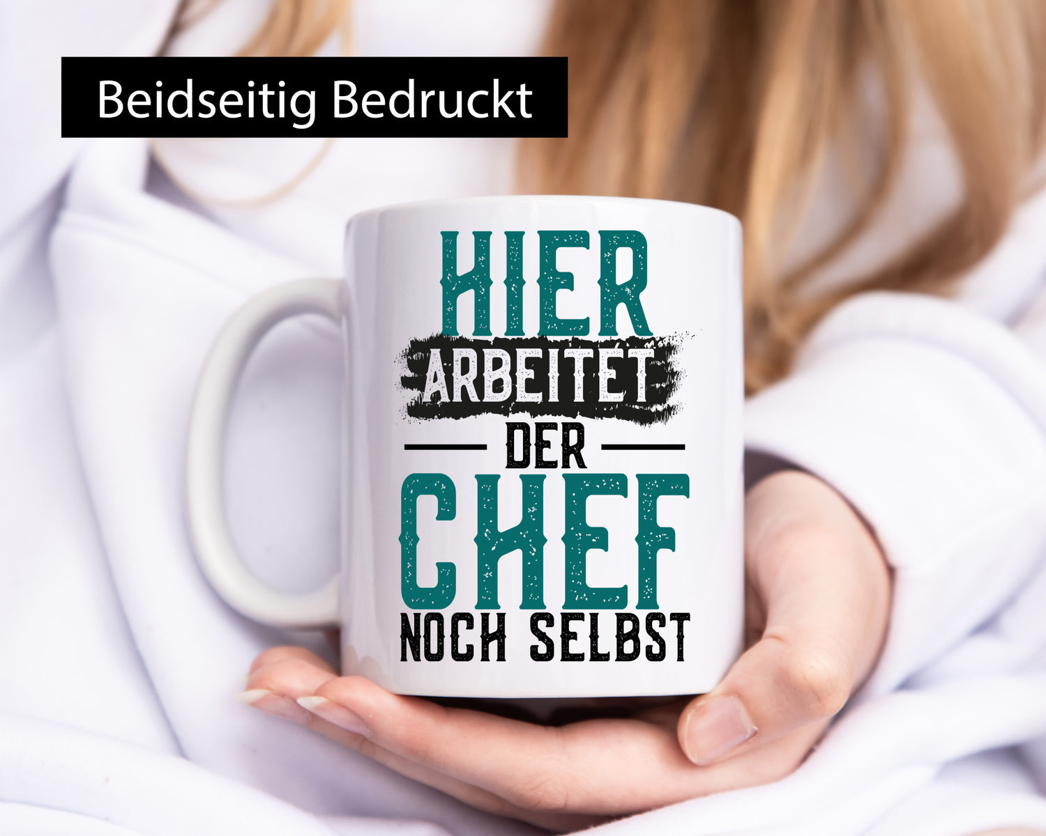 Hier arbeitet der Chef noch selbst | Kollegen Humor Arbeit Büro Geschenkidee