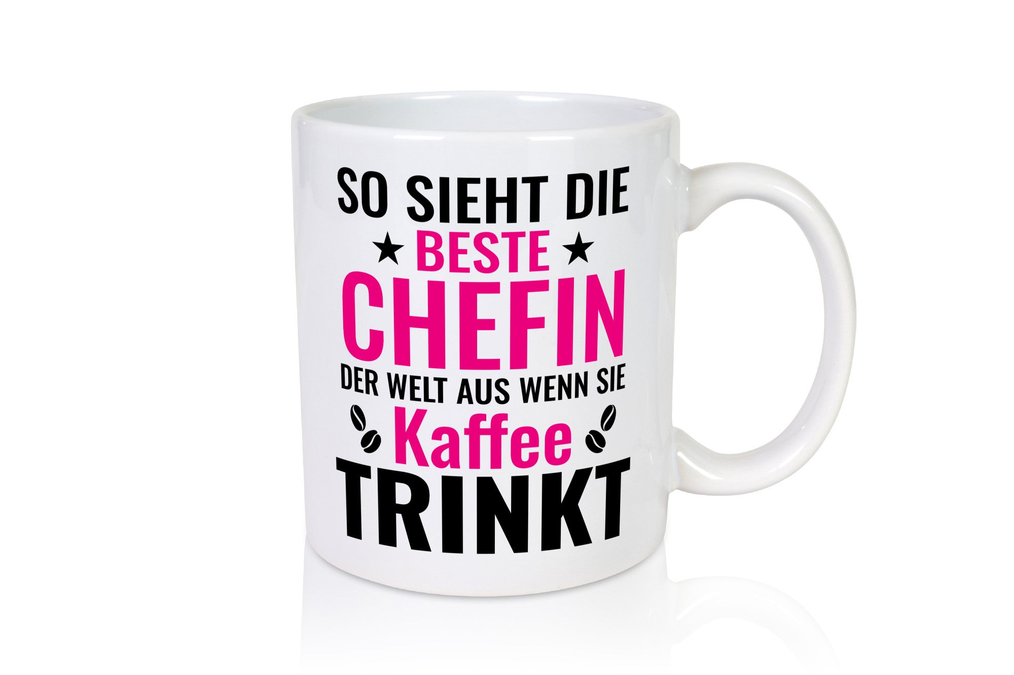 Kaffee trinkt: Chefin | Führungskraft Vorgesetzte Humor Arbeit Kollegen Büro