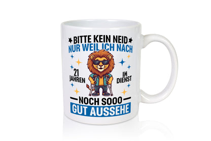 21 Jahre im Dienst | Arbeitsjubiläum Arbeit Humor Kollegen Büro Geschenkidee