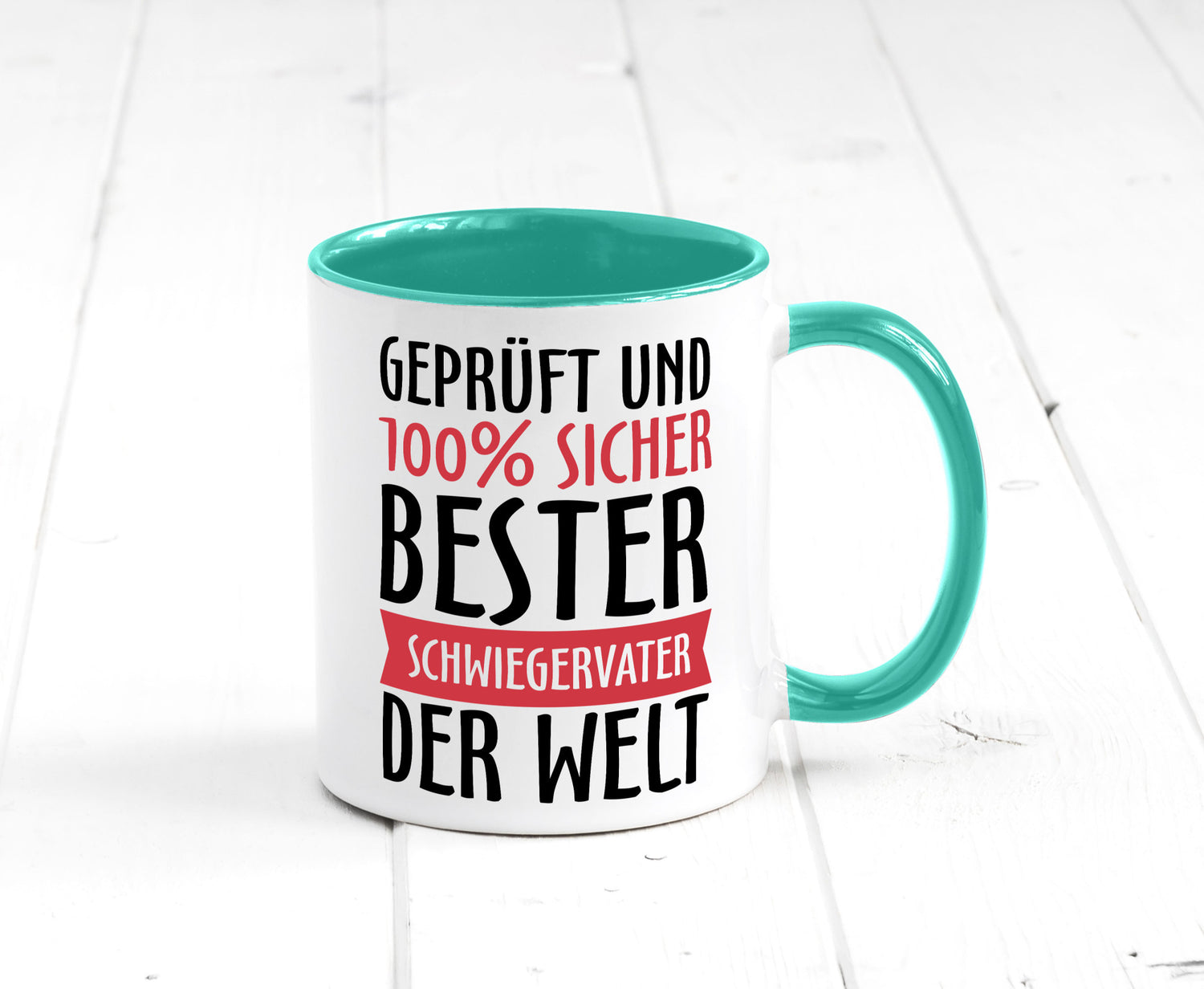 Bester Schwiegervater Geschenk Familie Geschenkidee lustiger Spruch Tasse