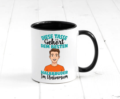 Im Universum: Halb Bruder | Stiefvater Stiefmutter Geschenkidee Familie Humor Tasse