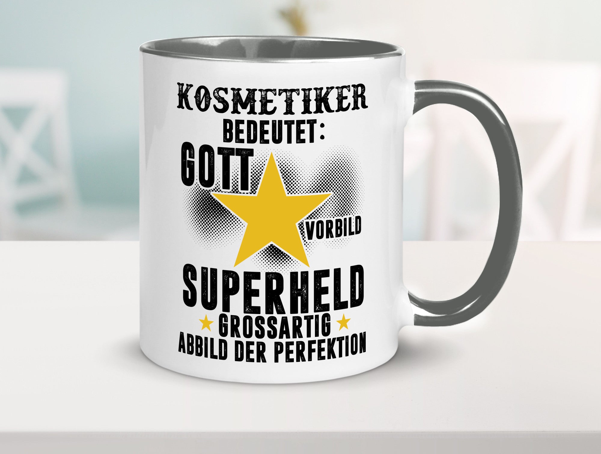 Bedeutung von Kosmetiker | Kosmetik Stylist Visagist Geschenkidee Humor Tasse