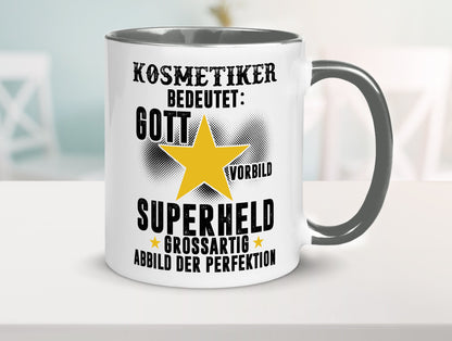 Bedeutung von Kosmetiker | Kosmetik Stylist Visagist Geschenkidee Humor Tasse