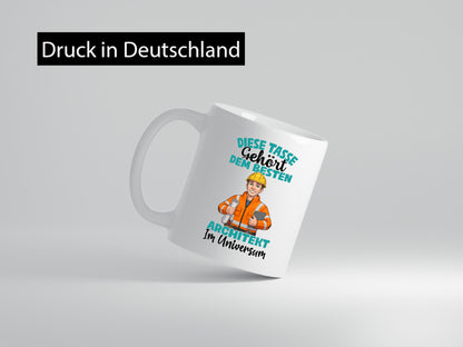 Im Universum: Architekt | Architektur Büro Humor Arbeit Kollegen Geschenkidee