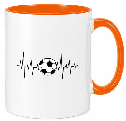 Fußball Herzschlag | Fussballer Verein Sport Team Geschenk Humor Geschenkidee