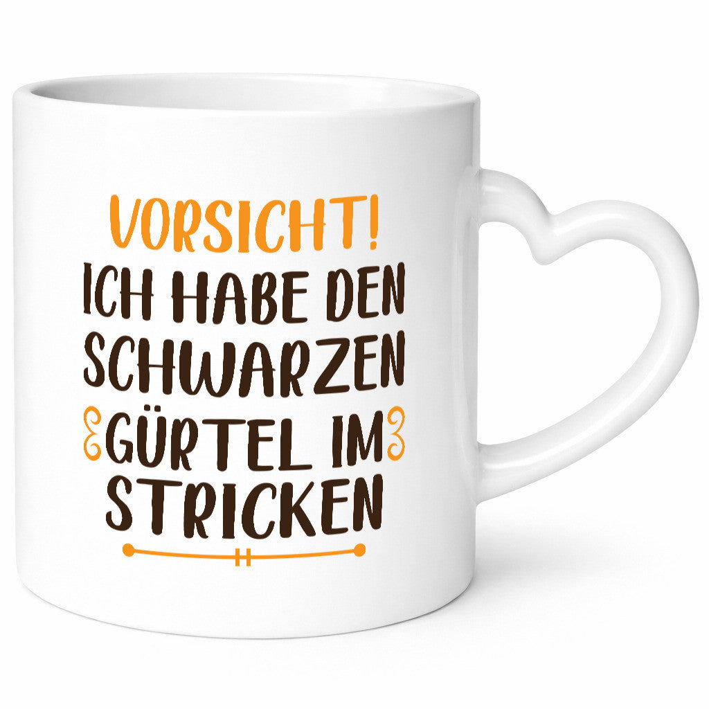 Schwarzen Gürtel im Stricken | Stricknadel lustiger Spruch Geschenk Humor